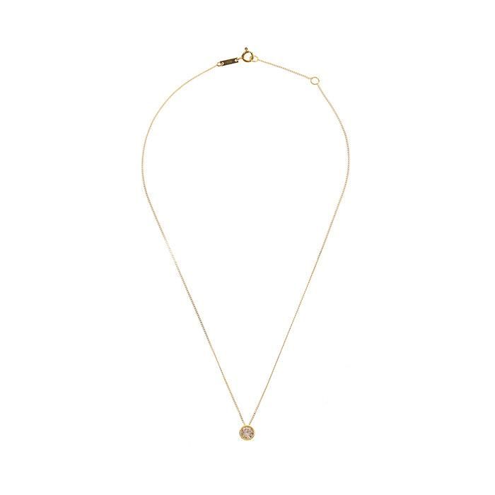 24/7 silver crystal necklace