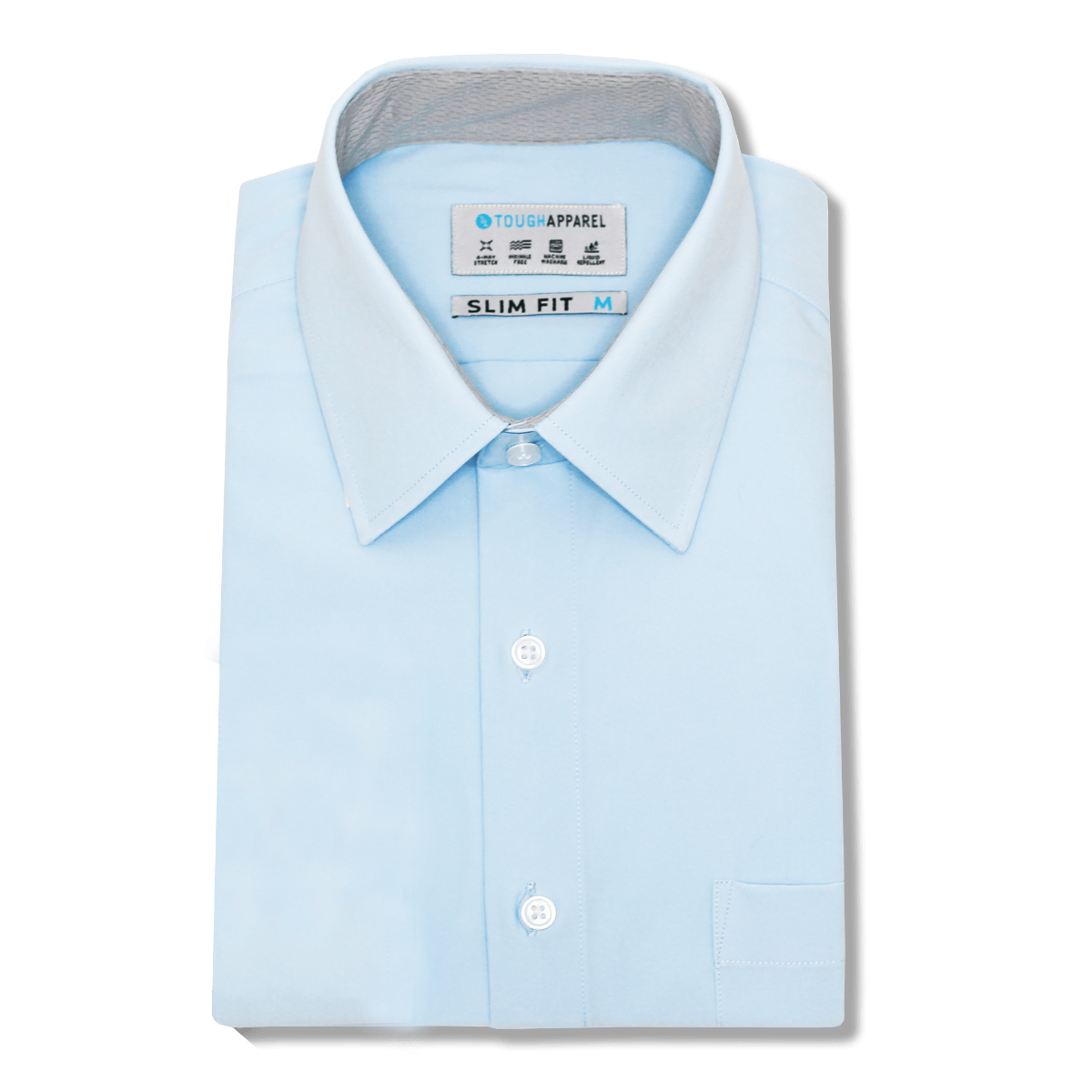 Blue Hustle Dress Shirt - Long Sleeve