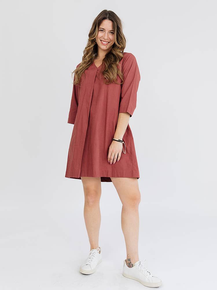 Sawyer Dress Cinnamon