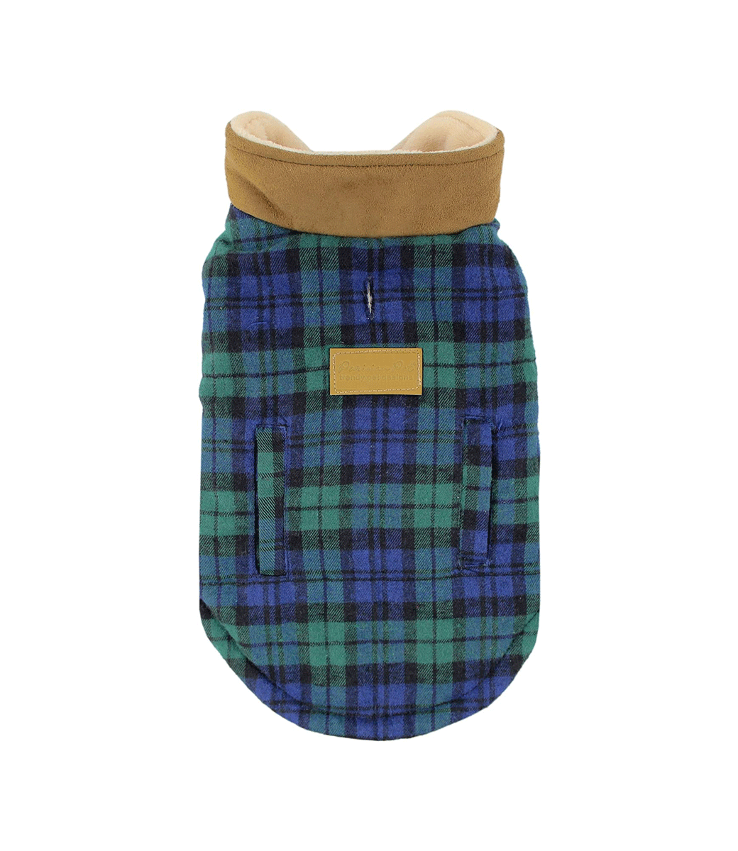Scottish Jacket Green - Parisian Pet