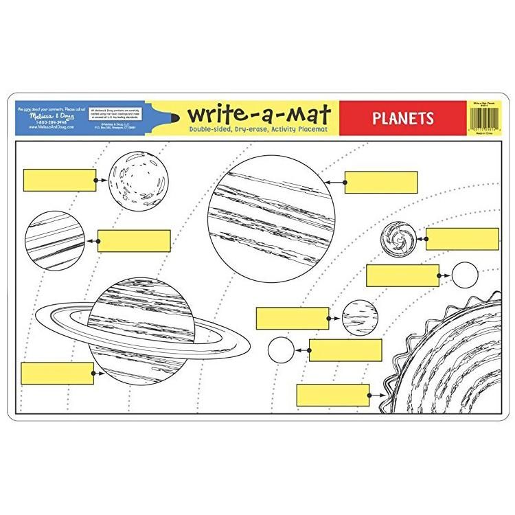 Melissa & Doug - Planets Write-A-Mat