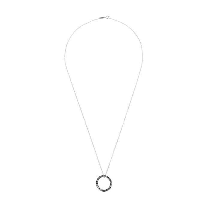 24/7 silver rough crystal ring