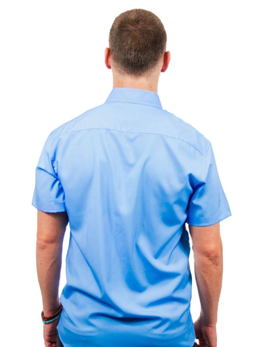 The Halpert Performance Button Up - Blue