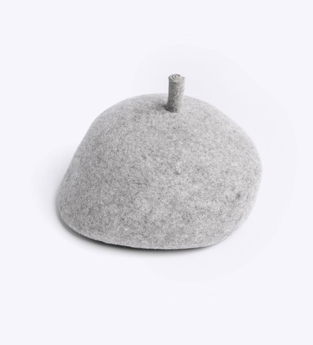 LEEZ Girls Wool Beret Gray