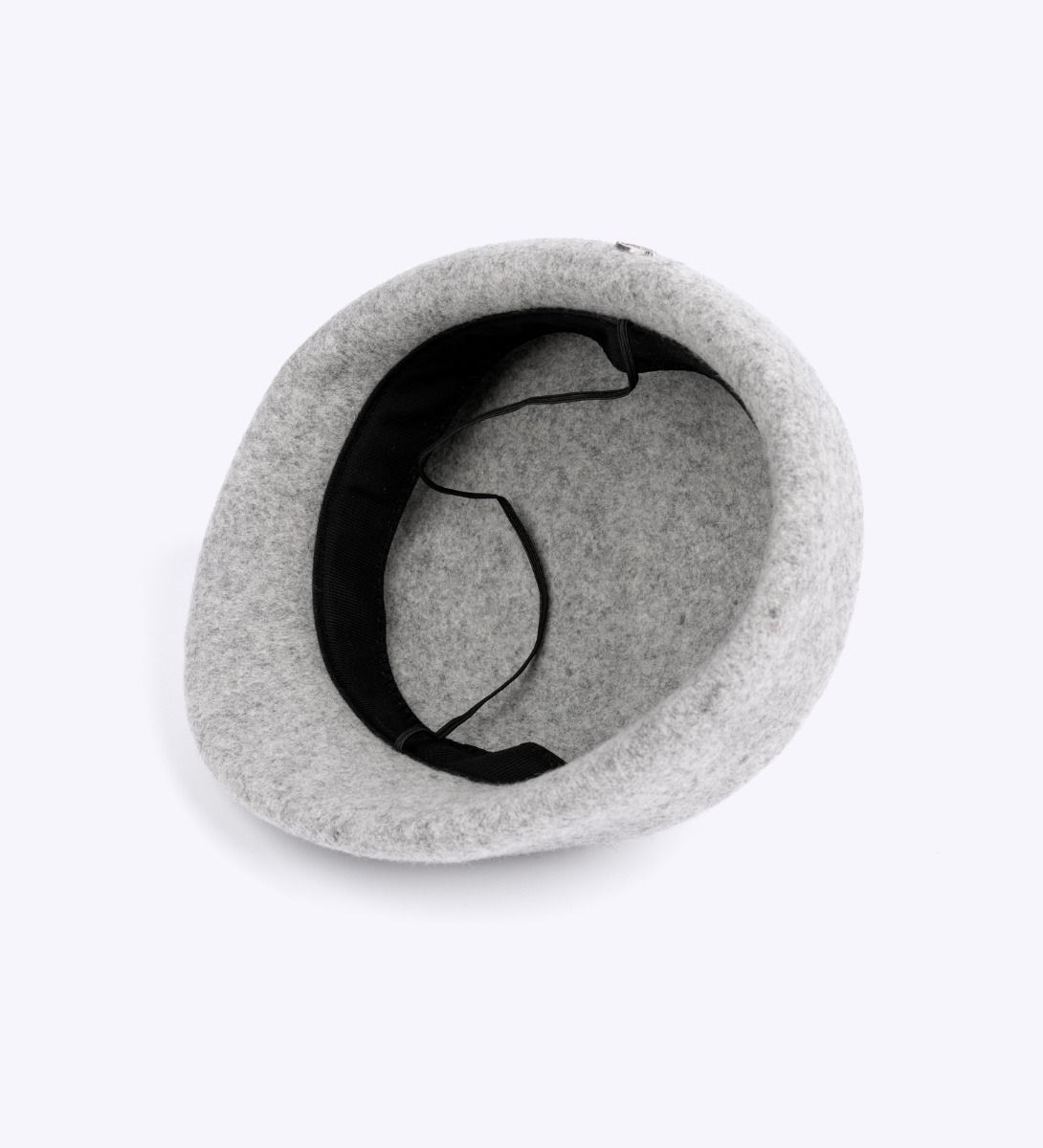 LEEZ Girls Wool Beret Gray