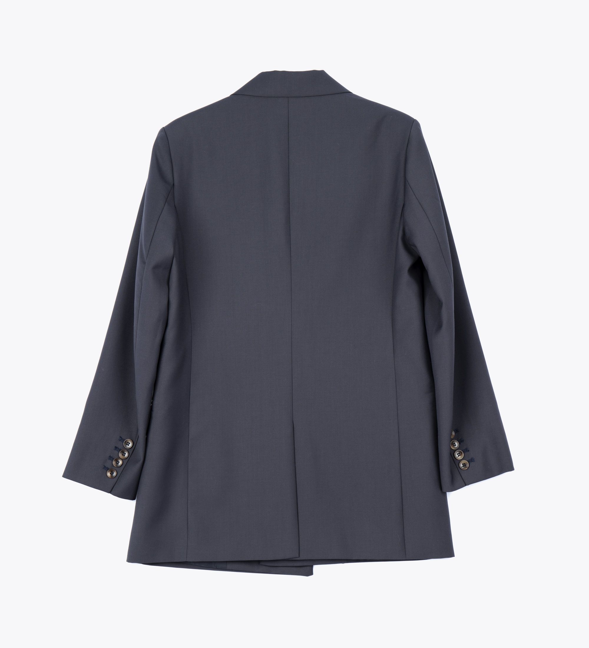 LEEZ Women Wool Blazer - Navy