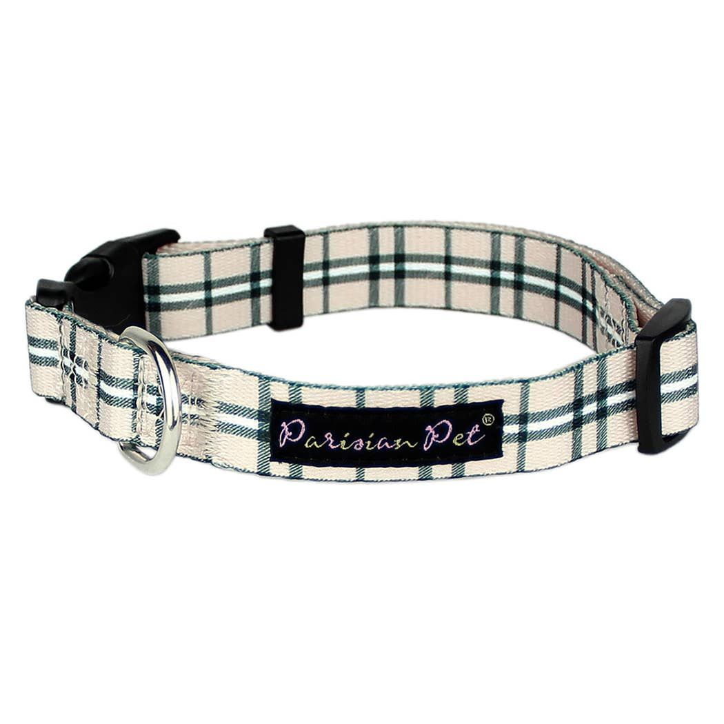 Scottish Plaid Collar, Khaki