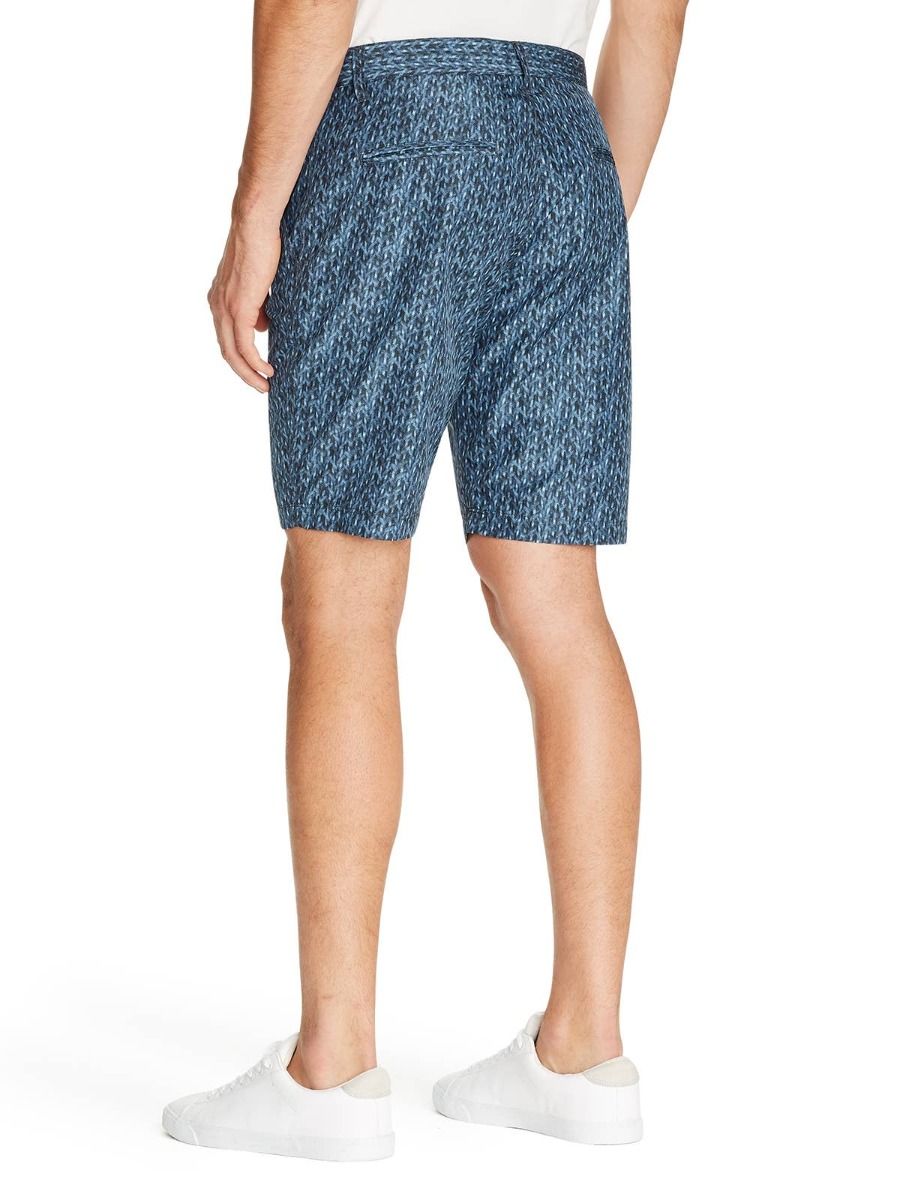 Chevron Tristen Shorts - Indigo