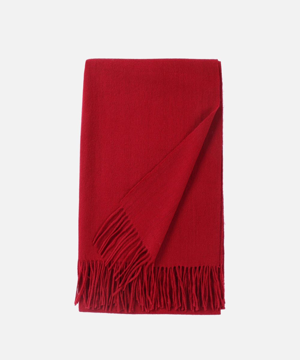 Oversized Cashmere Scarf - Burgundy