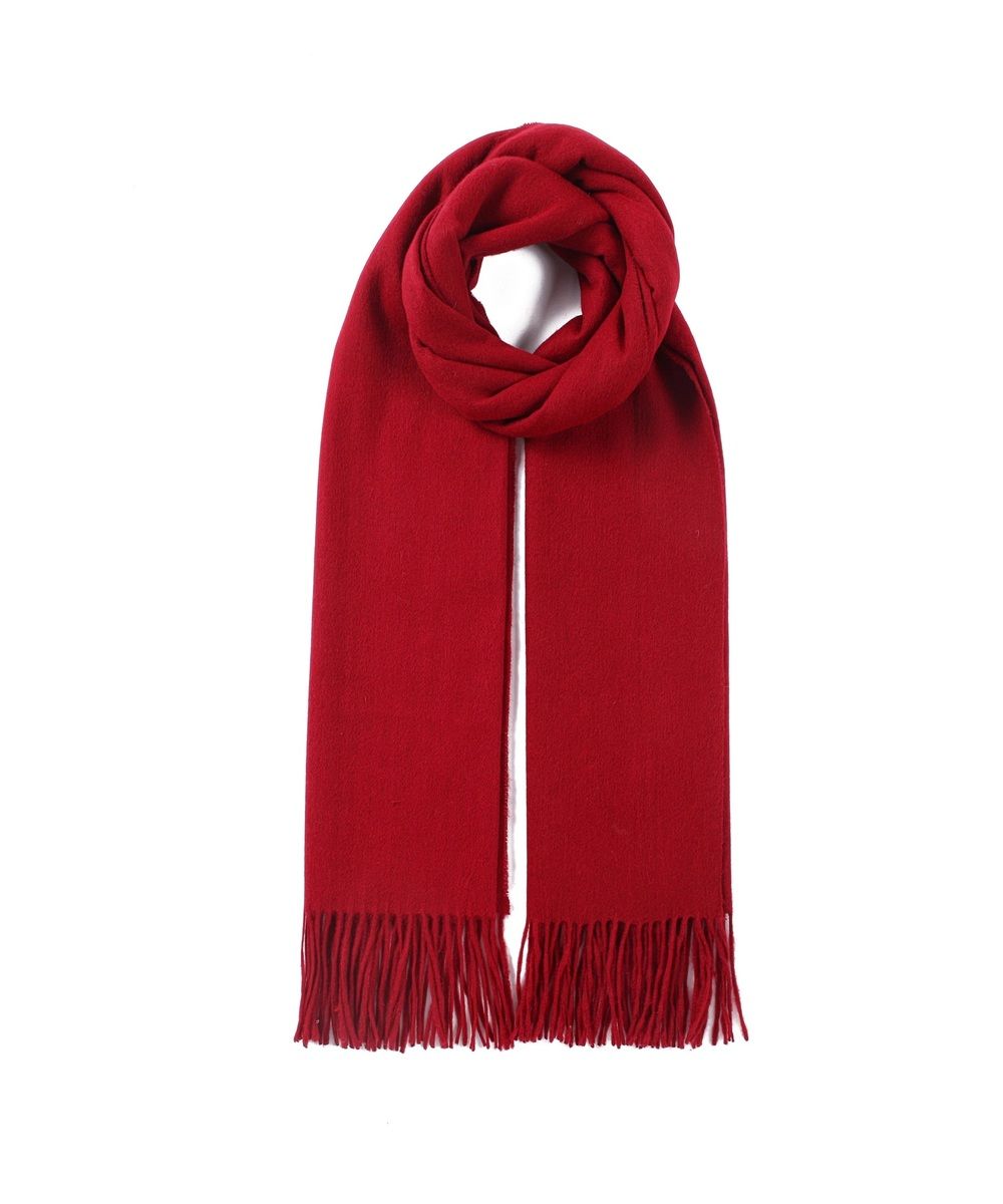 Oversized Cashmere Scarf - Burgundy