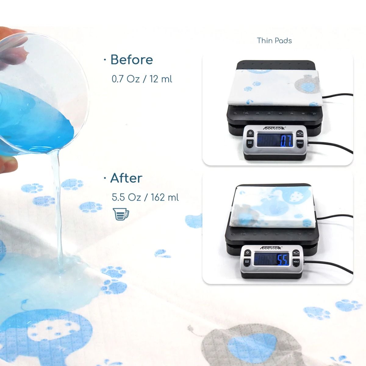 Disposable Changing Pads by Little Martin - 30 Counts