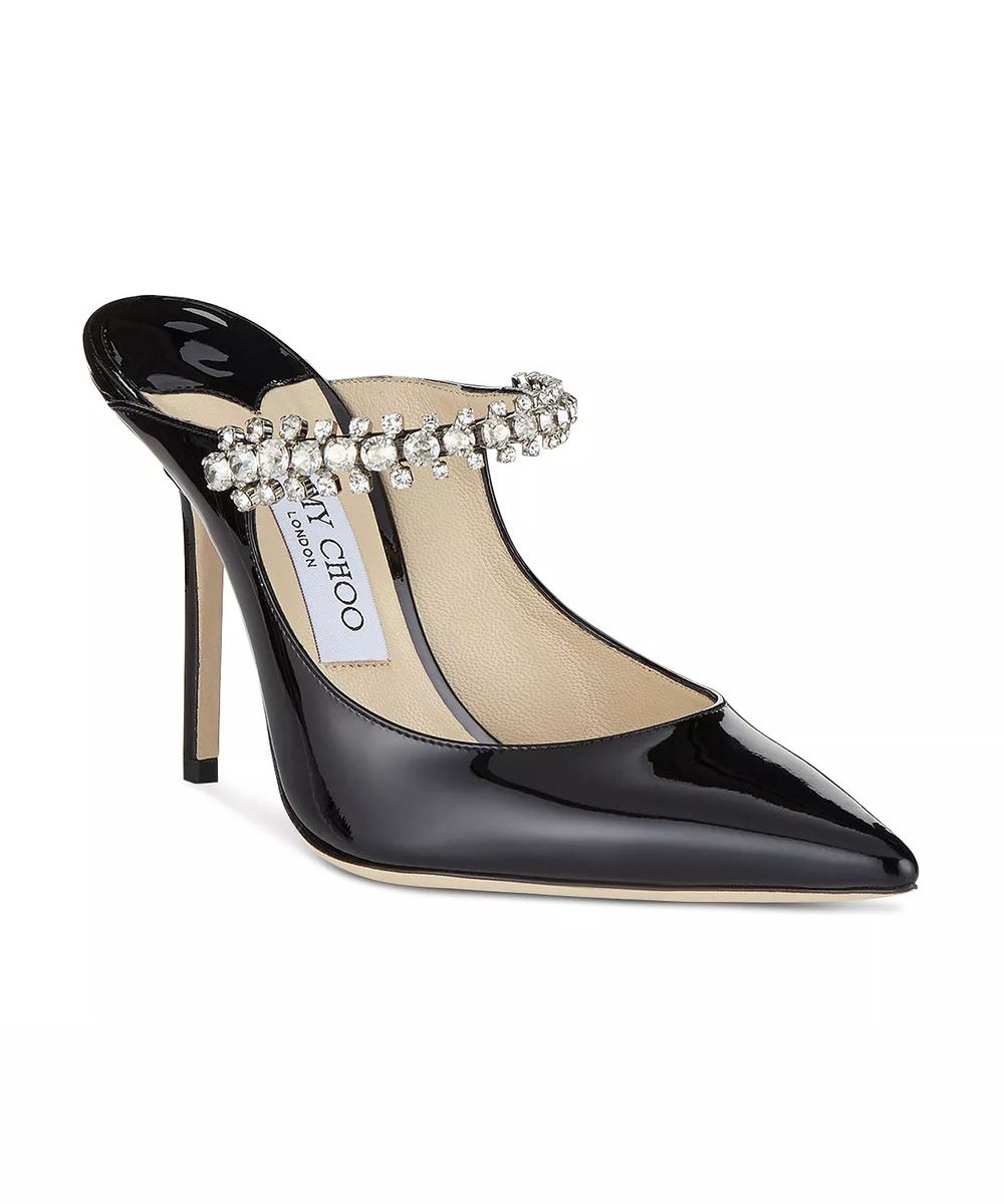 Embellished High-Heel Mules - 100 Bing