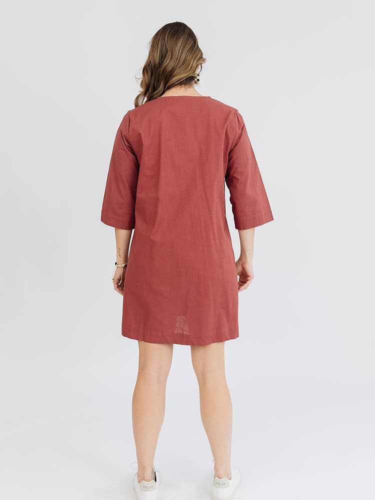 Sawyer Dress Cinnamon