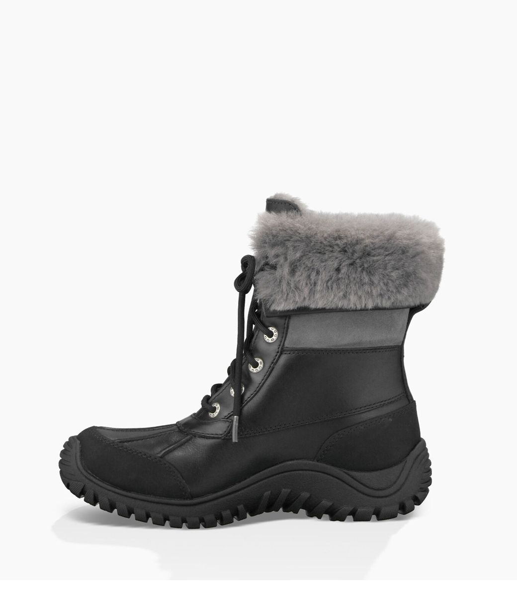 UGG Women ADIRONDACK BOOT II 1906 / 5469 - Black and Grey - BLACK/GREY / 7.5