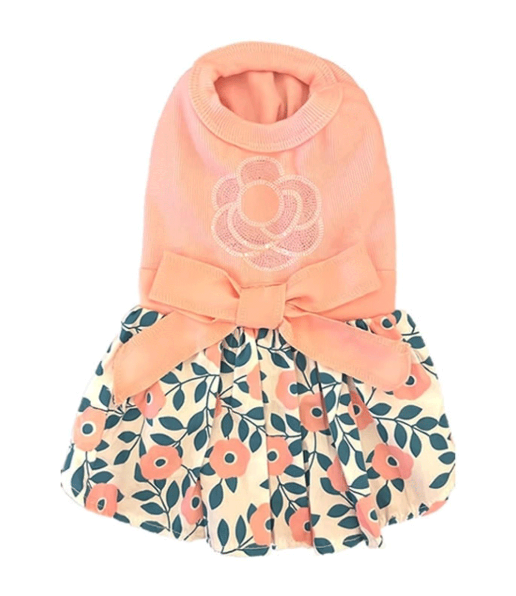 Cherry Blossoms Dress - Pink - Parisian Pet