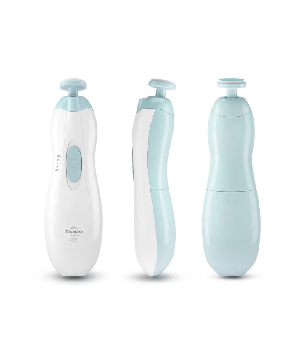 Electric Nail Trimmer with Light for Babies by Little Martin - Blue/Pink