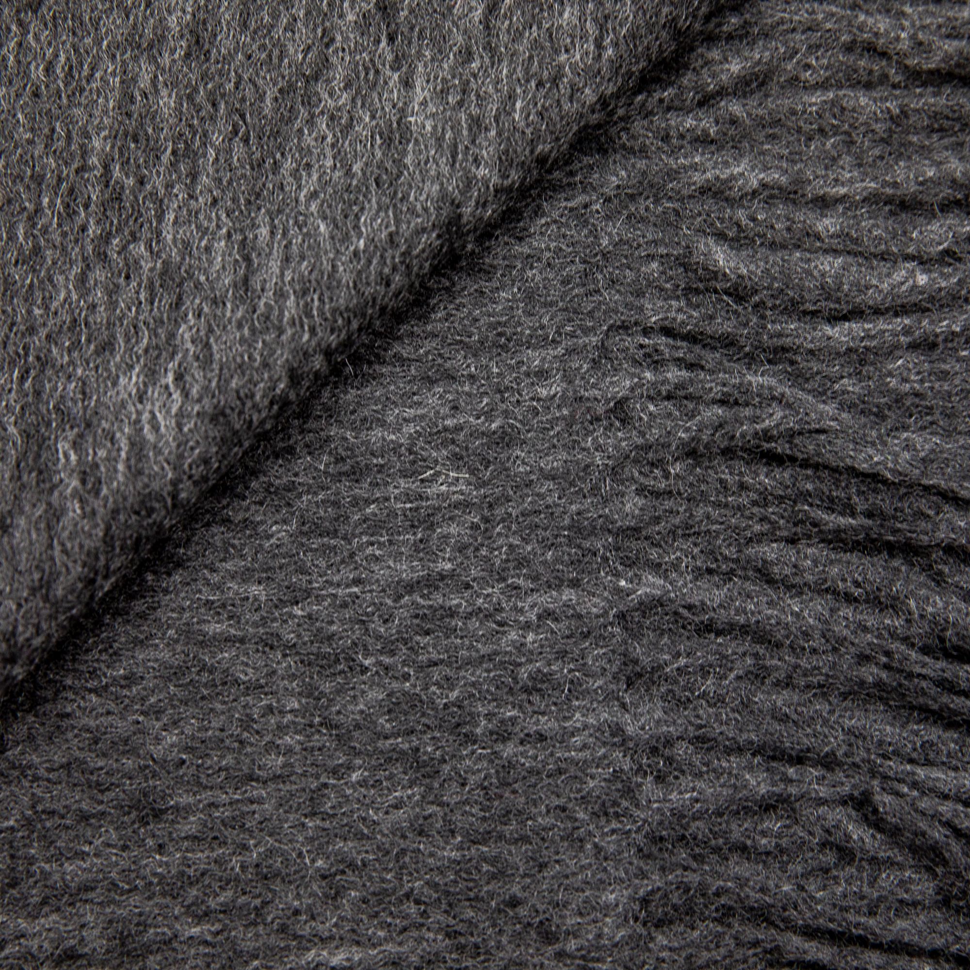 100% Cashmere Solid Scarf Charcoal