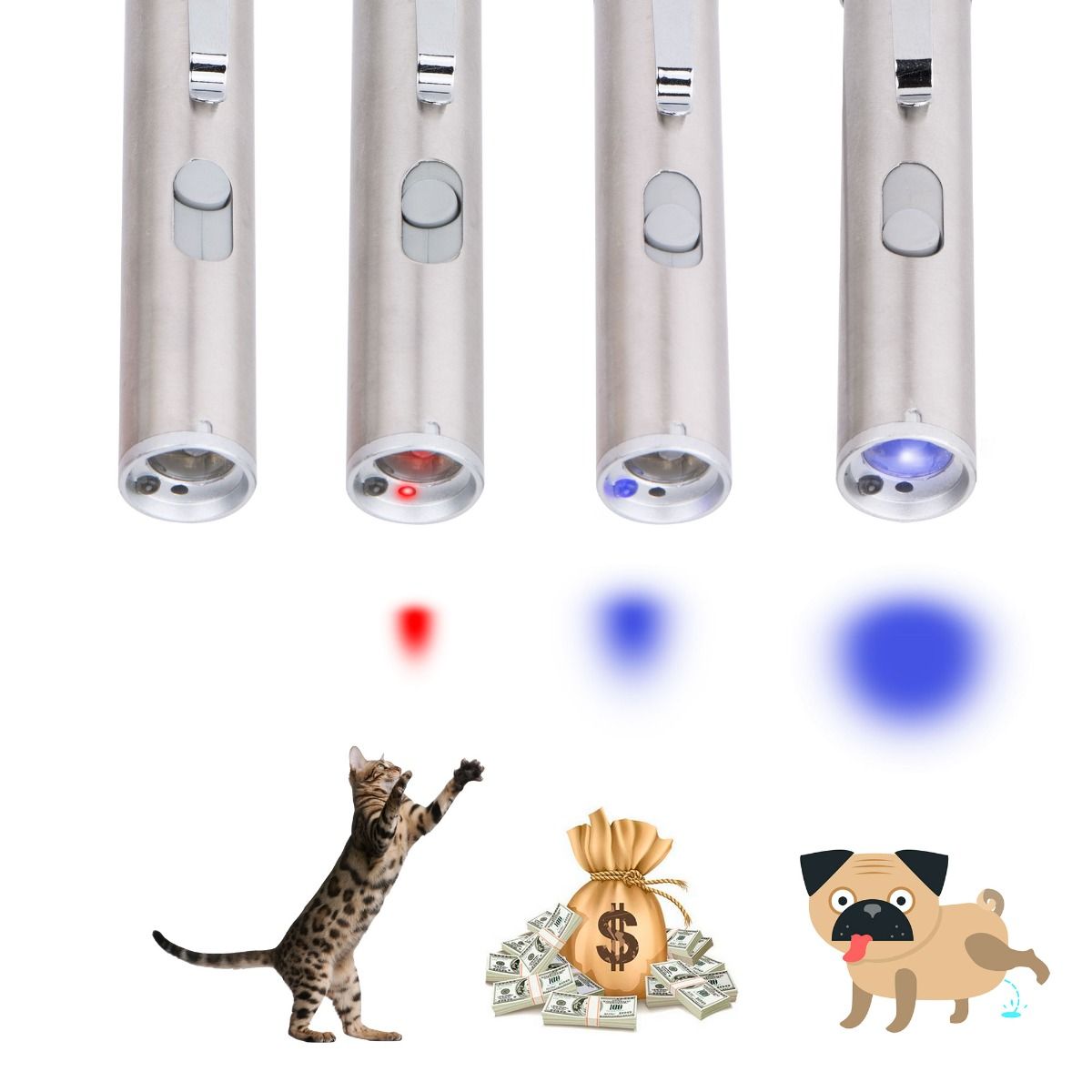 FurryFido Laser Cat Toy, Small