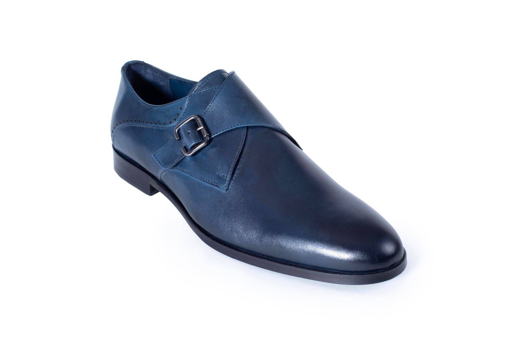 VellaPais Monkstrap Navy Blue