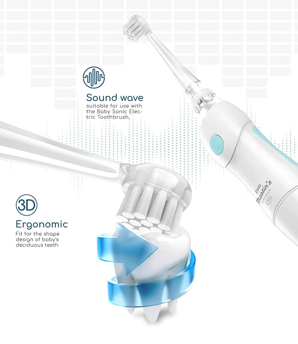 Set of 4 Little Martin's Drawer Toothbrush Replacements