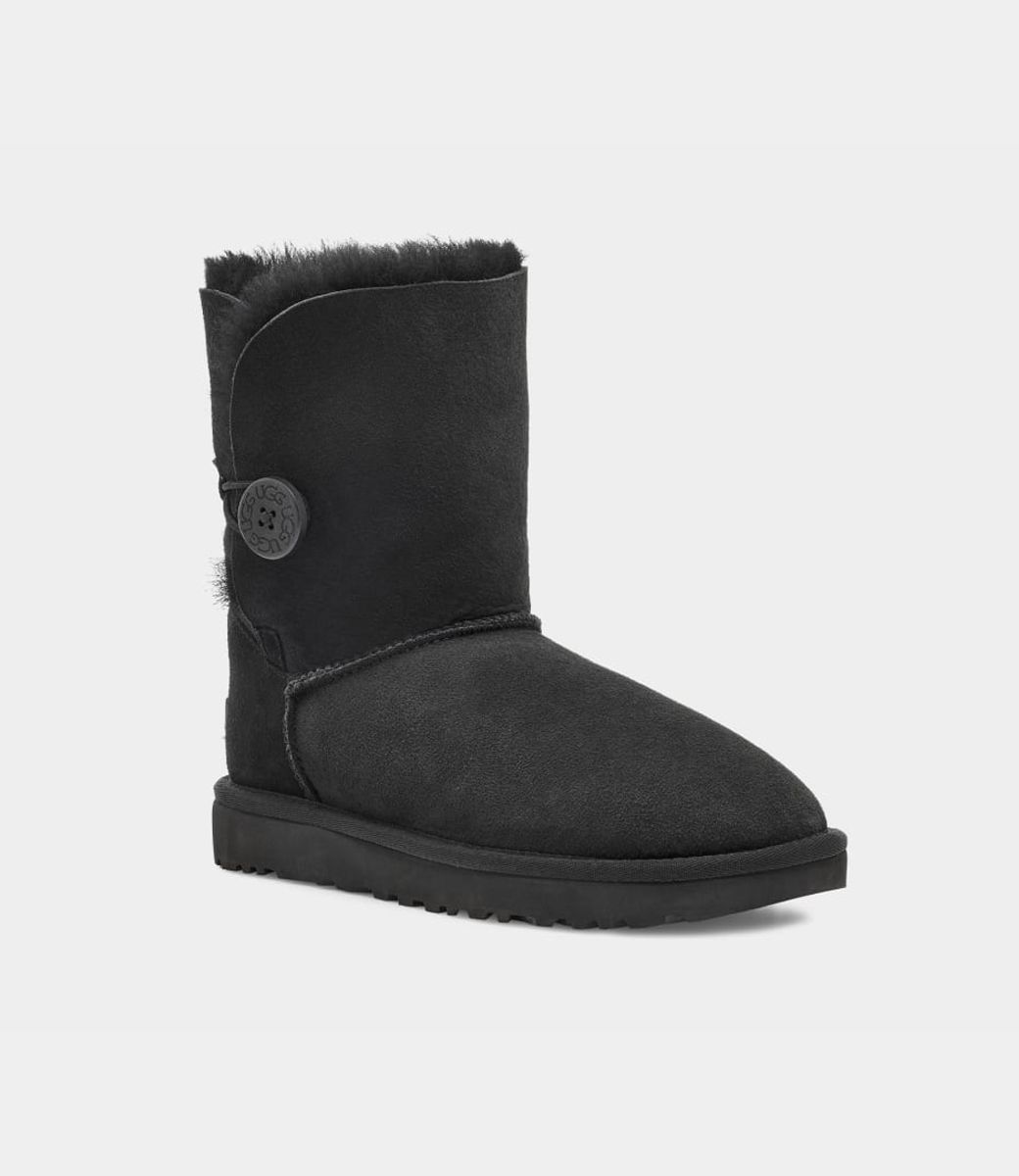 UGG Women Boots MINI BAILEY BUTTON II 1016422 - Black