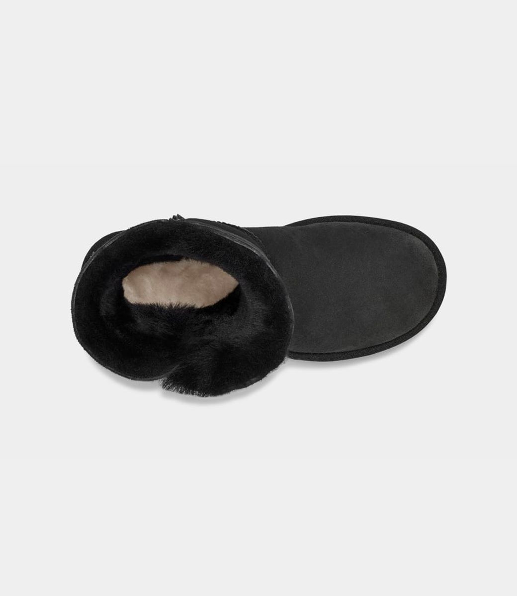 UGG Women Boots MINI BAILEY BUTTON II 1016422 - Black