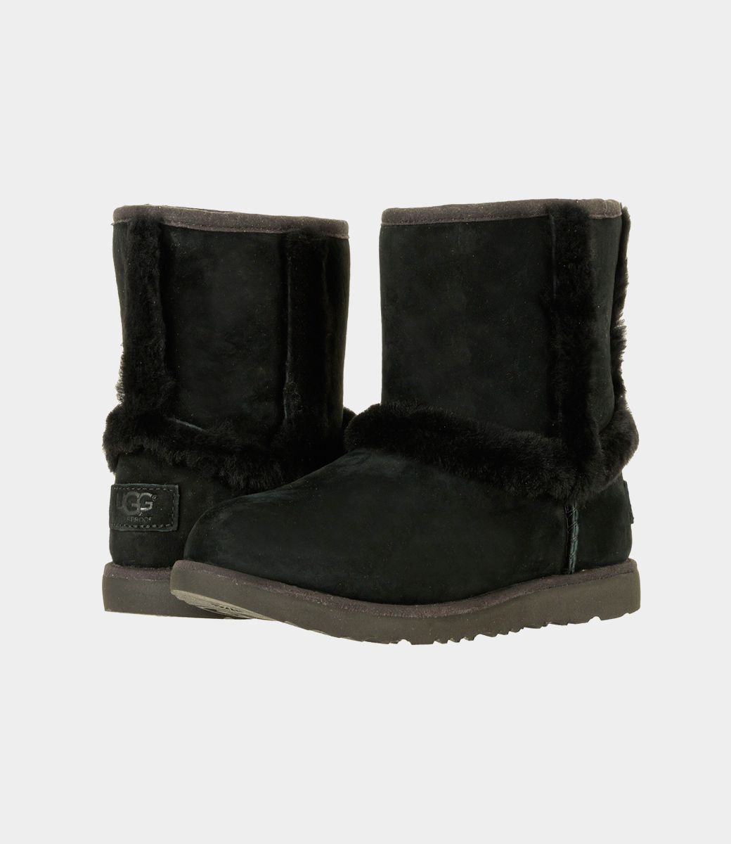 UGG Kid's Hadley II Waterproof (Toddler/Little/Big Kid) Water Resistant - BLACK / 2