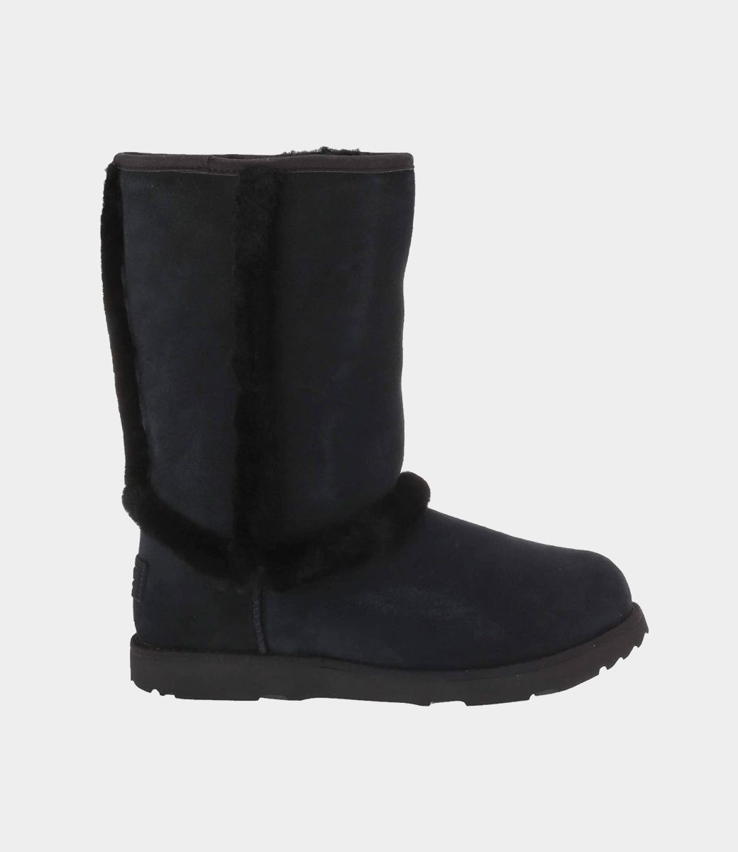 UGG Kid's Hadley II Waterproof (Toddler/Little/Big Kid) Water Resistant - BLACK / 2